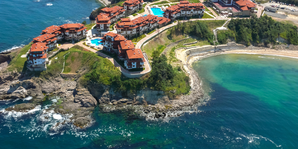 Aerial,View,Of,Arkutino,Region,Near,Resort,Of,Dyuni,,Burgas